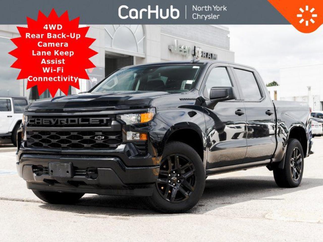 Used 2023 Chevrolet Silverado 1500 Custom 4WD 157'' Rear Back-Up Camera Lane Keep for sale in Thornhill, ON