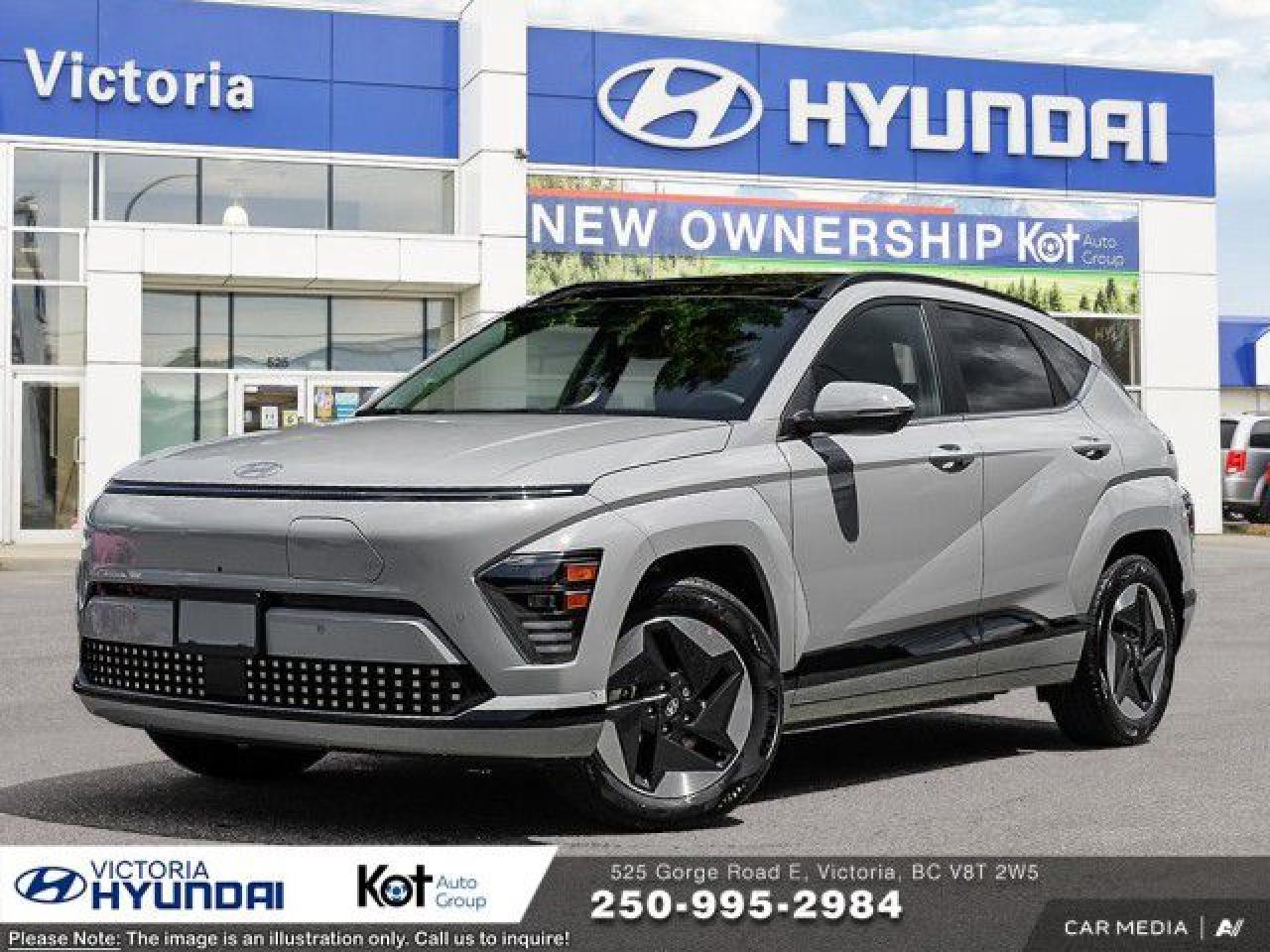 New 2025 Hyundai KONA Electric Preferred w/Ultimate Package for sale in Victoria, BC