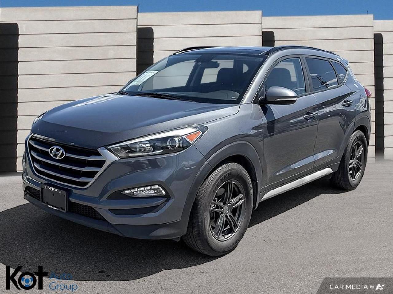 <p> and value. Performance & Powertrain Engine : 2.0L DOHC 16-valve inline 4-cylinder with Gasoline Direct Injection (GDI) and Dual Continuously Variable Valve Timing (DCVVT) Horsepower : 164 hp @ 6</p>
<p>000 rpm Transmission : 6-speed automatic with SHIFTRONIC manual shift mode Drivetrain : Front-Wheel Drive (FWD) standard; All-Wheel Drive (AWD) optional Fuel Economy FWD : 23 MPG city / 30 MPG highway / 26 MPG combined AWD : 21 MPG city / 26 MPG highway Dimensions & Capacity Seating : 5 passengers Cargo Capacity : 31.0 cu.ft. behind rear seats Curb Weight : Approximately 3</p>
<p>300 lbs Overall Length : 176.2 inches Overall Height : 64.8 inches Wheelbase : 105.1 inches Standard Features 17-inch alloy wheels Rearview camera 5.0-inch touchscreen display AM/FM stereo with CD player and auxiliary input Bluetooth hands-free phone system Six-way manually adjustable drivers seat Tilt-and-telescopic steering wheel with audio</p>
<p> and phone controls Safety Standard safety features include: Driver and passenger airbags Front side-impact airbags Front and rear head curtain airbags Stability and traction control Child door locks and seat anchors Rearview camera Crash Test Ratings (NHTSA): Frontal Crash: 5 stars Side Crash: 5 stars Rollover: 4 stars The 2018 Tucson SE is a solid choice for those seeking a reliable and well-equipped compact SUV at an affordable price point.</p>
<a href=http://www.kelownahyundai.com/used/Hyundai-Tucson-2018-id12200618.html>http://www.kelownahyundai.com/used/Hyundai-Tucson-2018-id12200618.html</a>