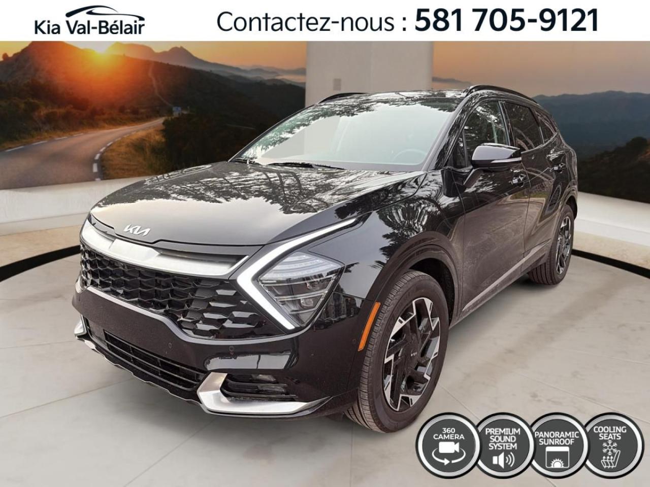 Used 2025 Kia Sportage SX * PHEV * AWD * CUIR * TOIT * GPS * CAMÉRA 360° for sale in Québec, QC