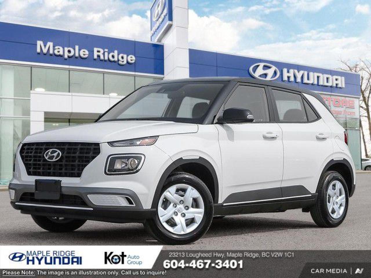 New 2025 Hyundai Venue Essential IVT w/Two-Tone for sale in Maple Ridge, BC