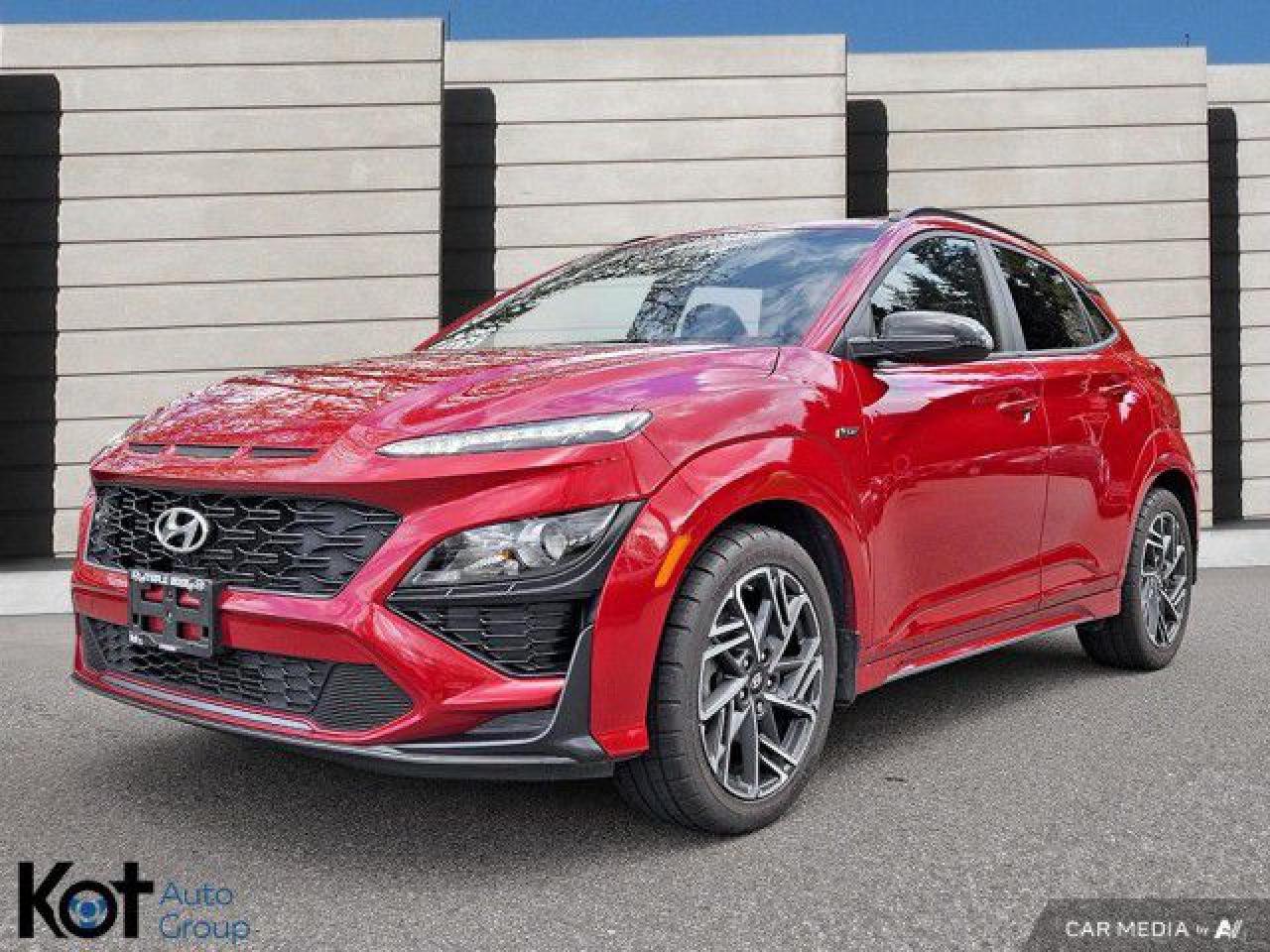 Used 2022 Hyundai KONA 1.6T LE N Line FWD! NAV! TOUCHSCREEN! REMOTE START! HEATED SEATS! PUSH START! BACK UP CAM! TURBO! ACCIDENT FREE! for sale in Maple Ridge, BC