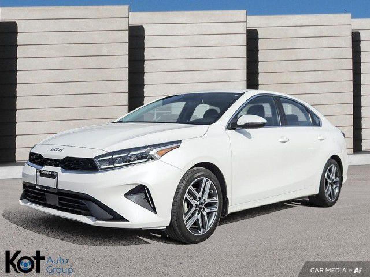 Used 2023 Kia Forte EX Premium ! Premium Sound, Heated Seats, Wireless Cell Charging, Blind Spot Detection, and more ! for sale in Kelowna, BC