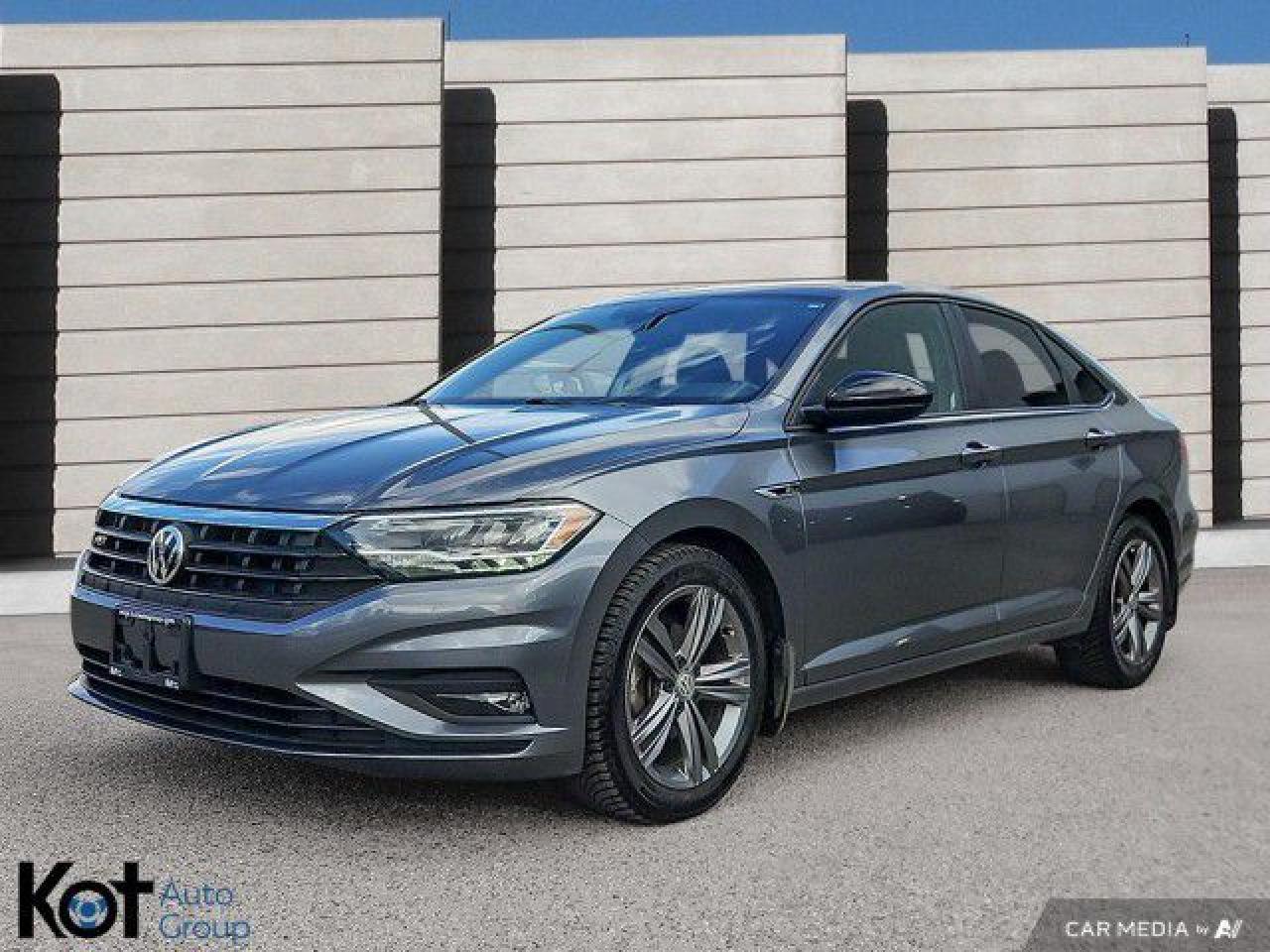 Used 2021 Volkswagen Jetta Highline R-Line ! Sunroof, Navigation, Heated Leather, 10 Inch Alpine Subwoofer, Turbocharged, Blind Spot Monitor and More ! for sale in Kelowna, BC