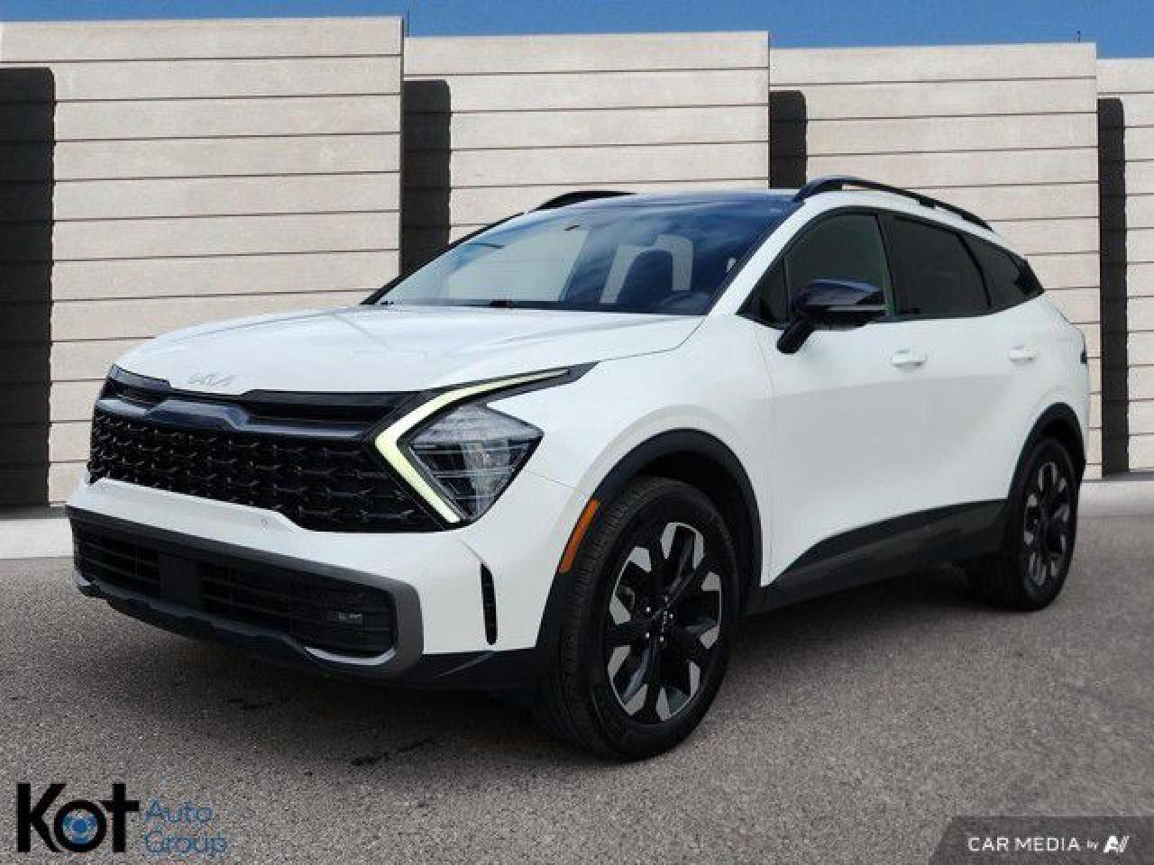 Used 2023 Kia Sportage X-Line Limited ! Panoramic Sunroof, Tow Package, Heated Leather, Navigation and Wireless Cell Charging ! for sale in Kelowna, BC