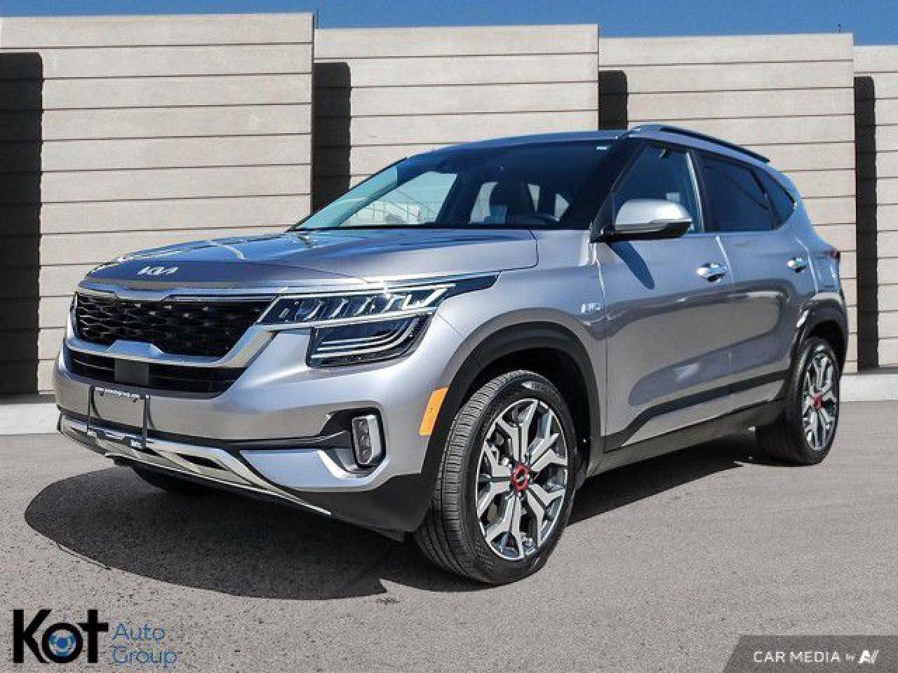 Used 2022 Kia Seltos SX Turbo ! AWD, Stop N Go, Turbo, Heated Leather, Sunroof, Navigation and Lane Keep Assist ! for sale in Kelowna, BC