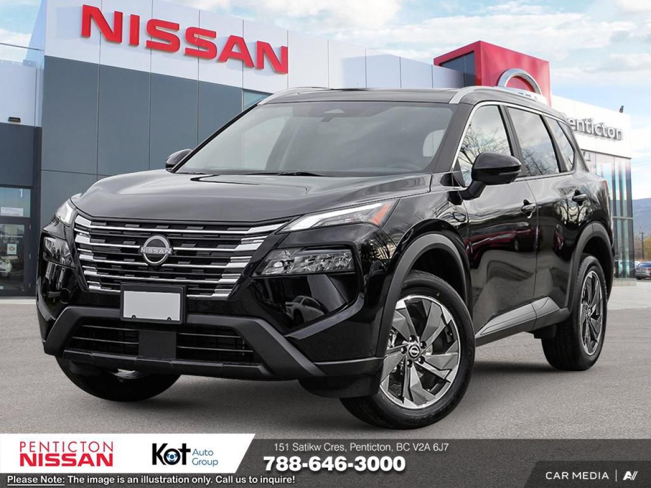 New 2025 Nissan Rogue SV Moonroof AWD for sale in Penticton, BC