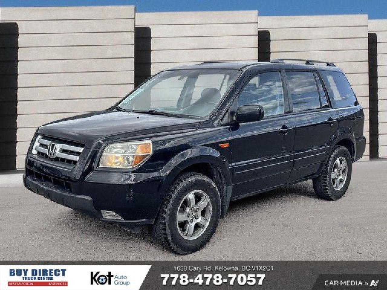 Used 2006 Honda Pilot EX-L AUTO, SUNROOF, HEATED LEATHER SEATS, GREY INTERIOR, KEYLESS ENTRY,!!! for sale in Kelowna, BC
