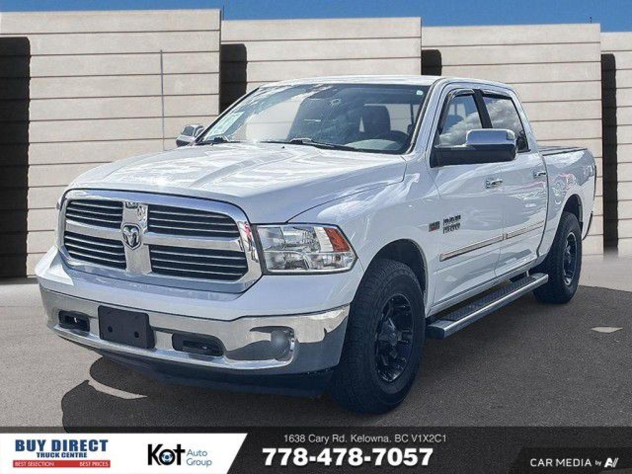 Used 2015 RAM 1500 Big Horn AUTO, KEYLESS ENTRY, TOUCH SCREEN, BACK UP CAMERA, BLUETOOTH, GREY INTERIOR!!!!! for sale in Kelowna, BC