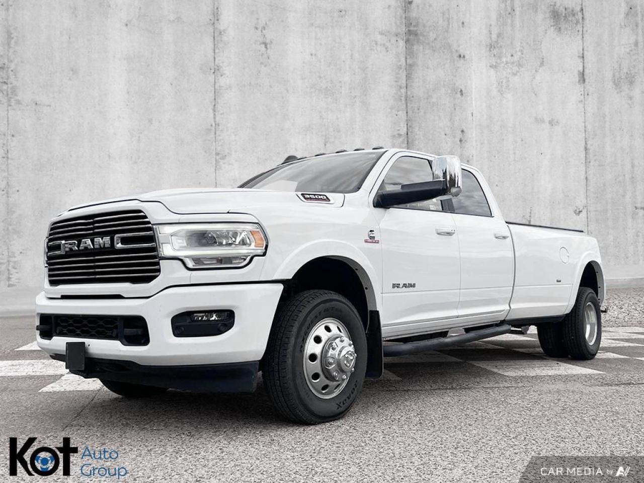 Used 2019 RAM 3500 Laramie | 8' Box | 6.7L Cummins Turbo Diesel | AISIN Transmission | Heated & Ventilated Front Seats | Remote Start for sale in Kelowna, BC