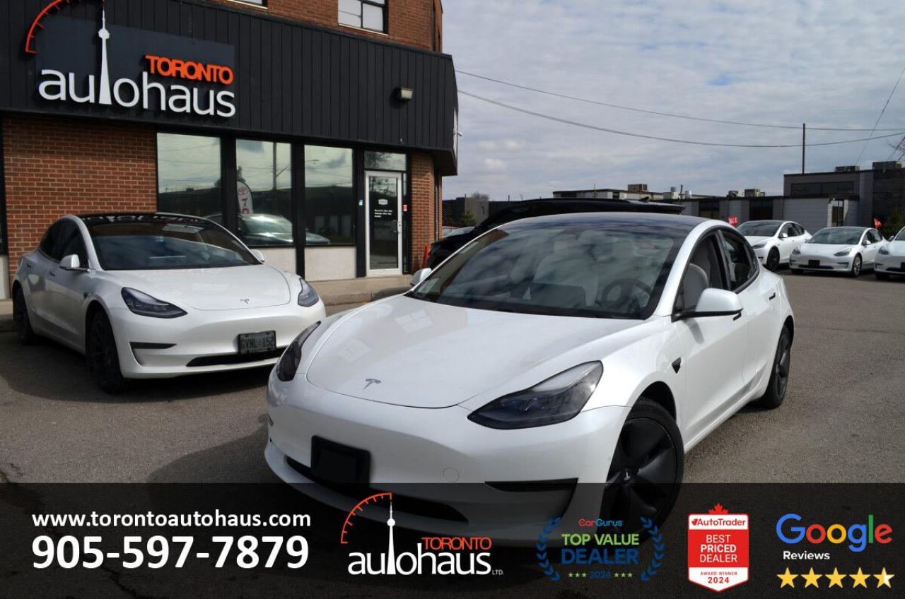 Used 2021 Tesla Model 3 WHITE INTERIOR I OVER 100 TESLAS IN STOCK for sale in Concord, ON
