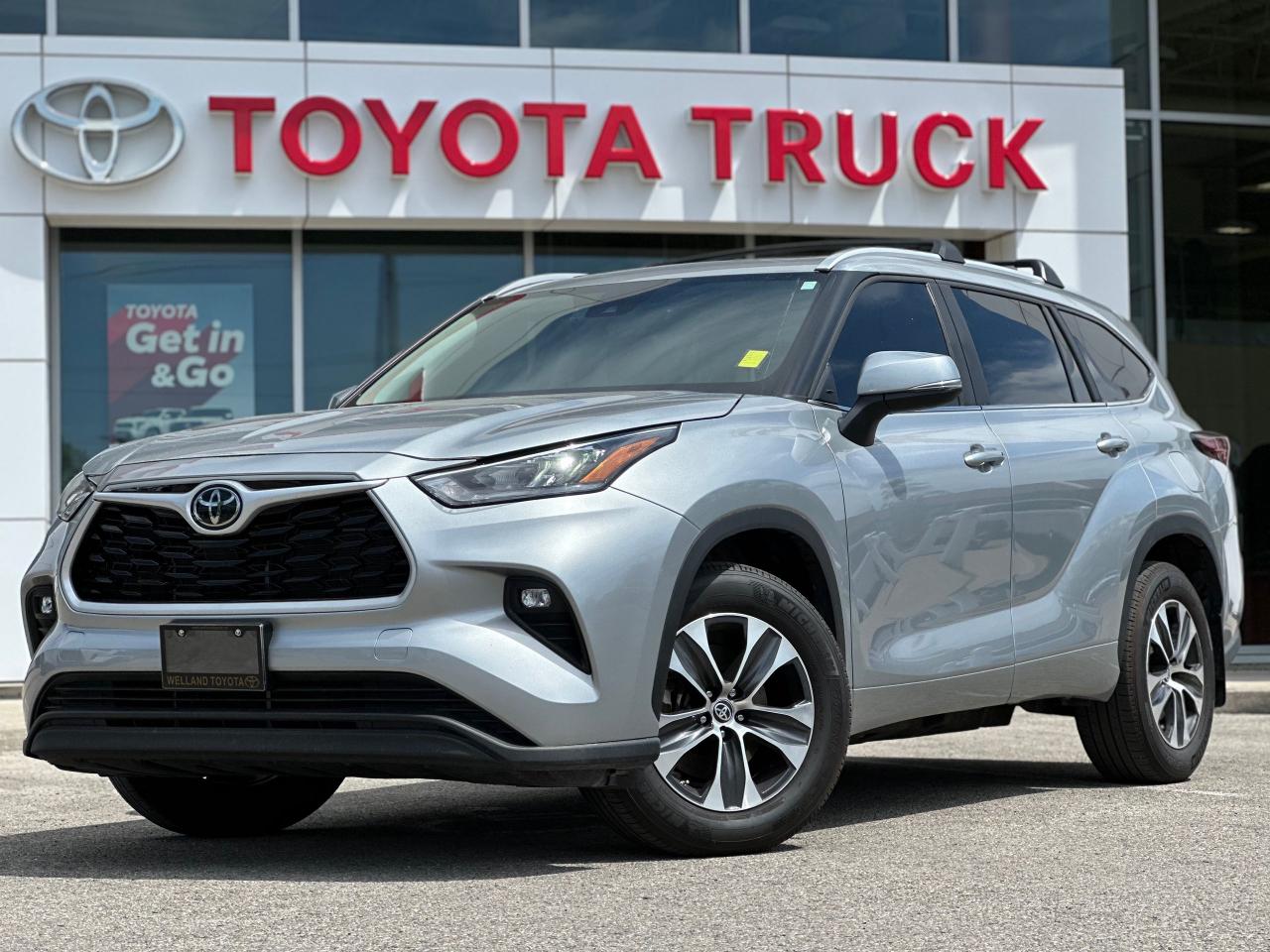 Used 2024 Toyota Highlander XLE APPLE CARPLAY/ANDROID AUTO. HEATED STEERING WHEEL. MOON ROOF. for sale in Welland, ON