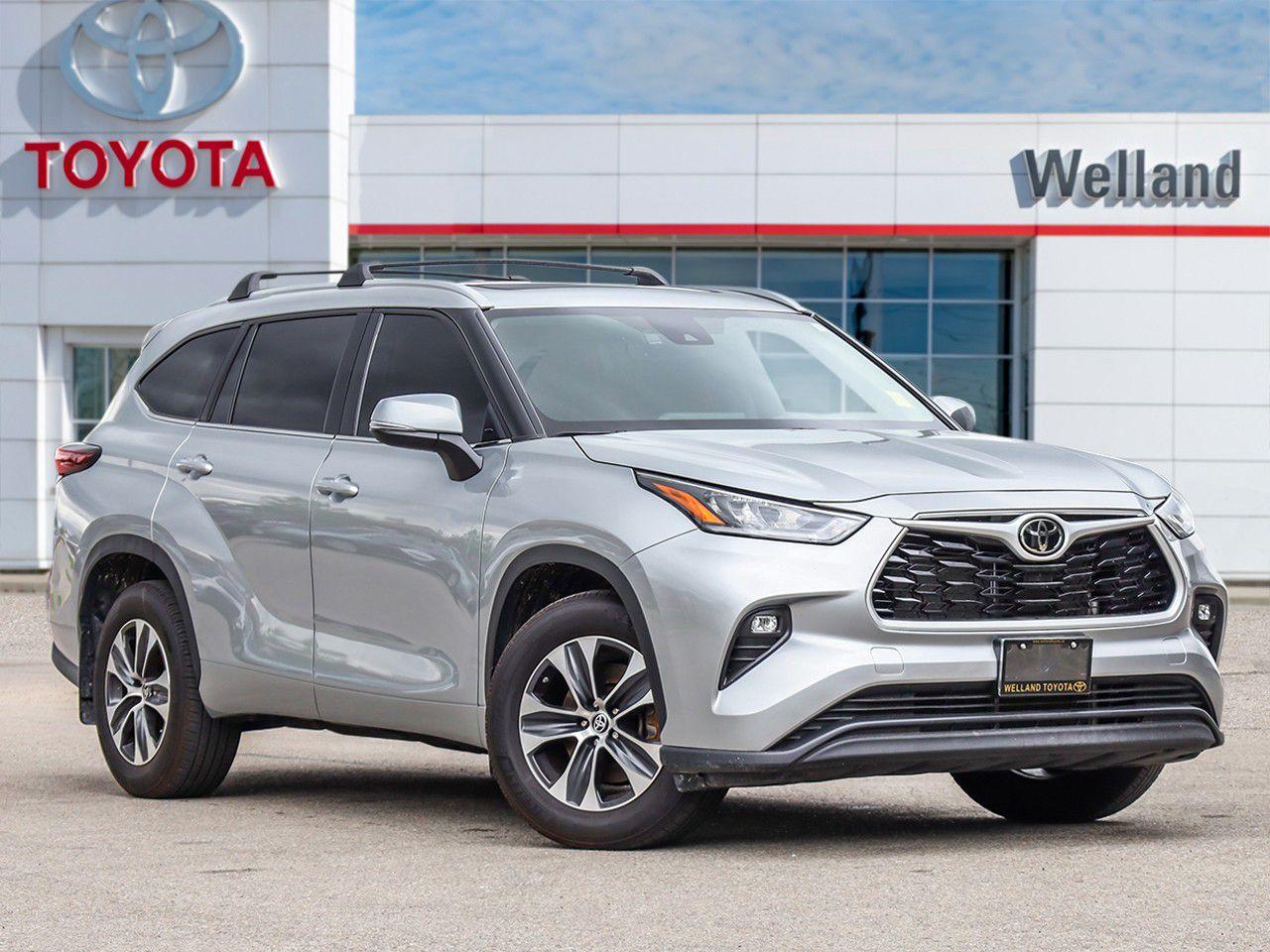Used 2024 Toyota Highlander XLE APPLE CARPLAY/ANDROID AUTO. HEATED STEERING WHEEL. MOON ROOF. for sale in Welland, ON