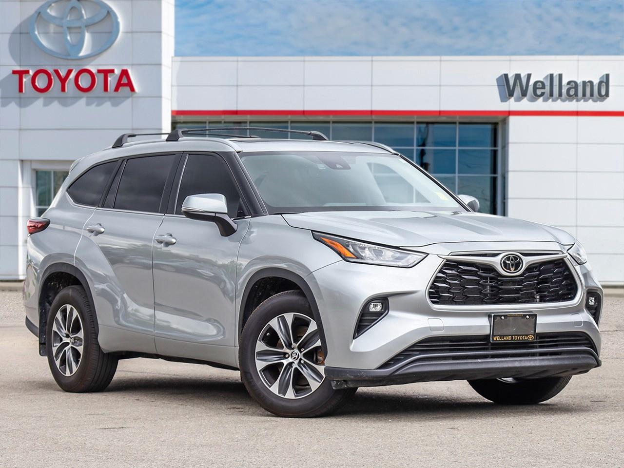 Used 2024 Toyota Highlander XLE APPLE CARPLAY/ANDROID AUTO. HEATED STEERING WHEEL. MOON ROOF. for sale in Welland, ON