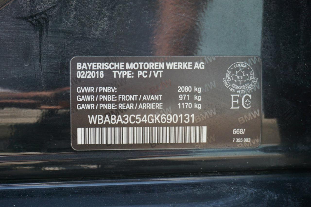 2016 BMW 3 Series 320iX AWD CERTIFIED BLUETOOTH LEATHER HEATED SEATS SUNROOF CRUISE ALLOYS - Photo #42