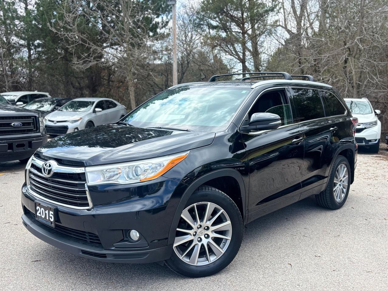 Used 2015 Toyota Highlander xle,leather,sunroof,8 passengers,safety included for sale in Richmond Hill, ON