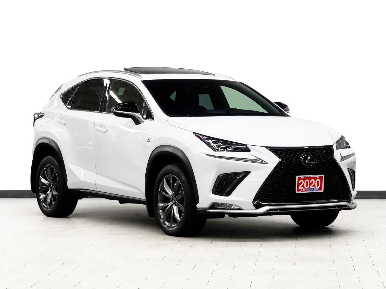 2020 Lexus NX F-SPORT | AWD | Nav | Panoroof | 360Cam | CarPlay
