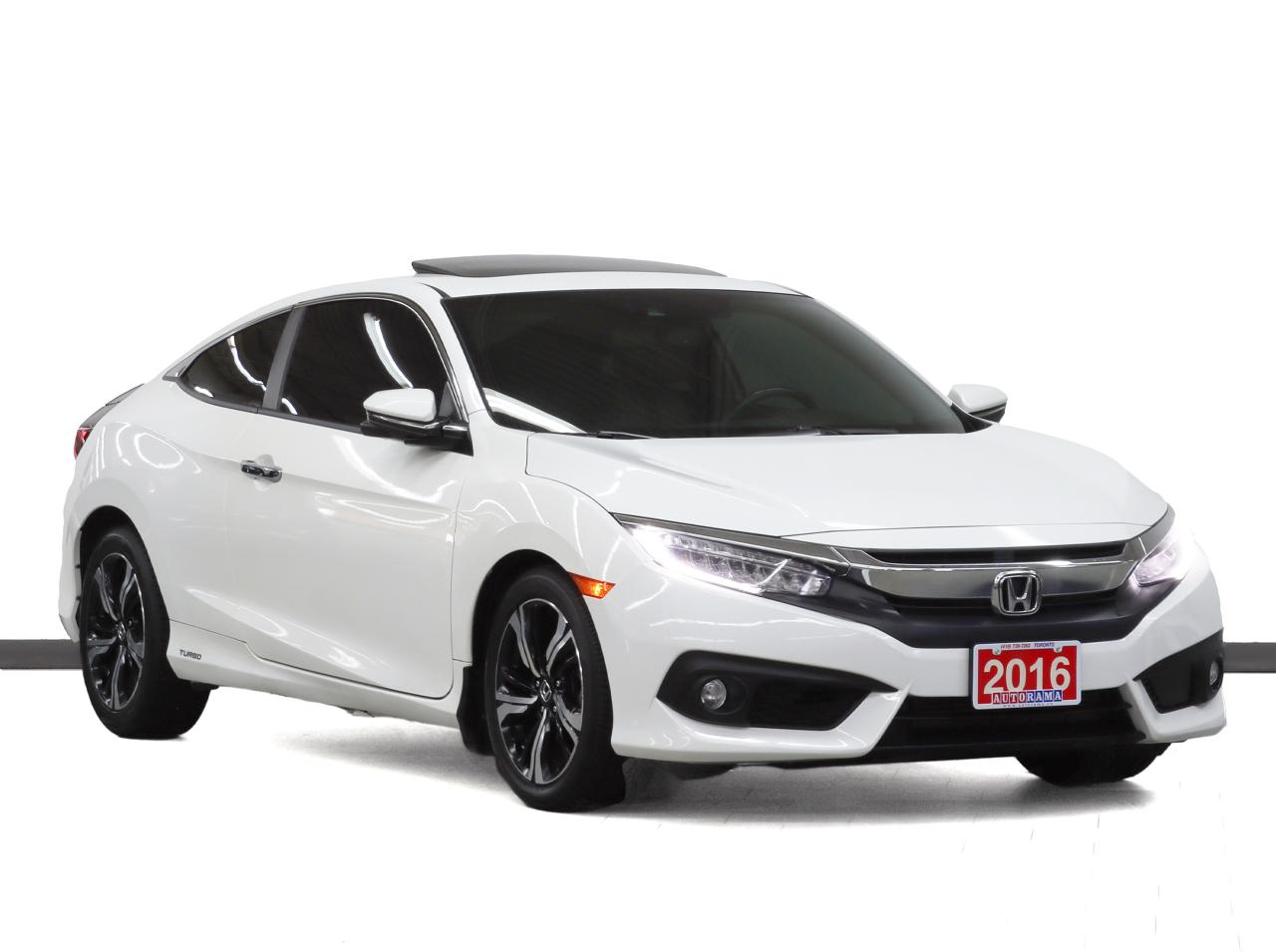 2016 Honda Civic COUPE TOURING | Nav | Leather | Sunroof | CarPlay
