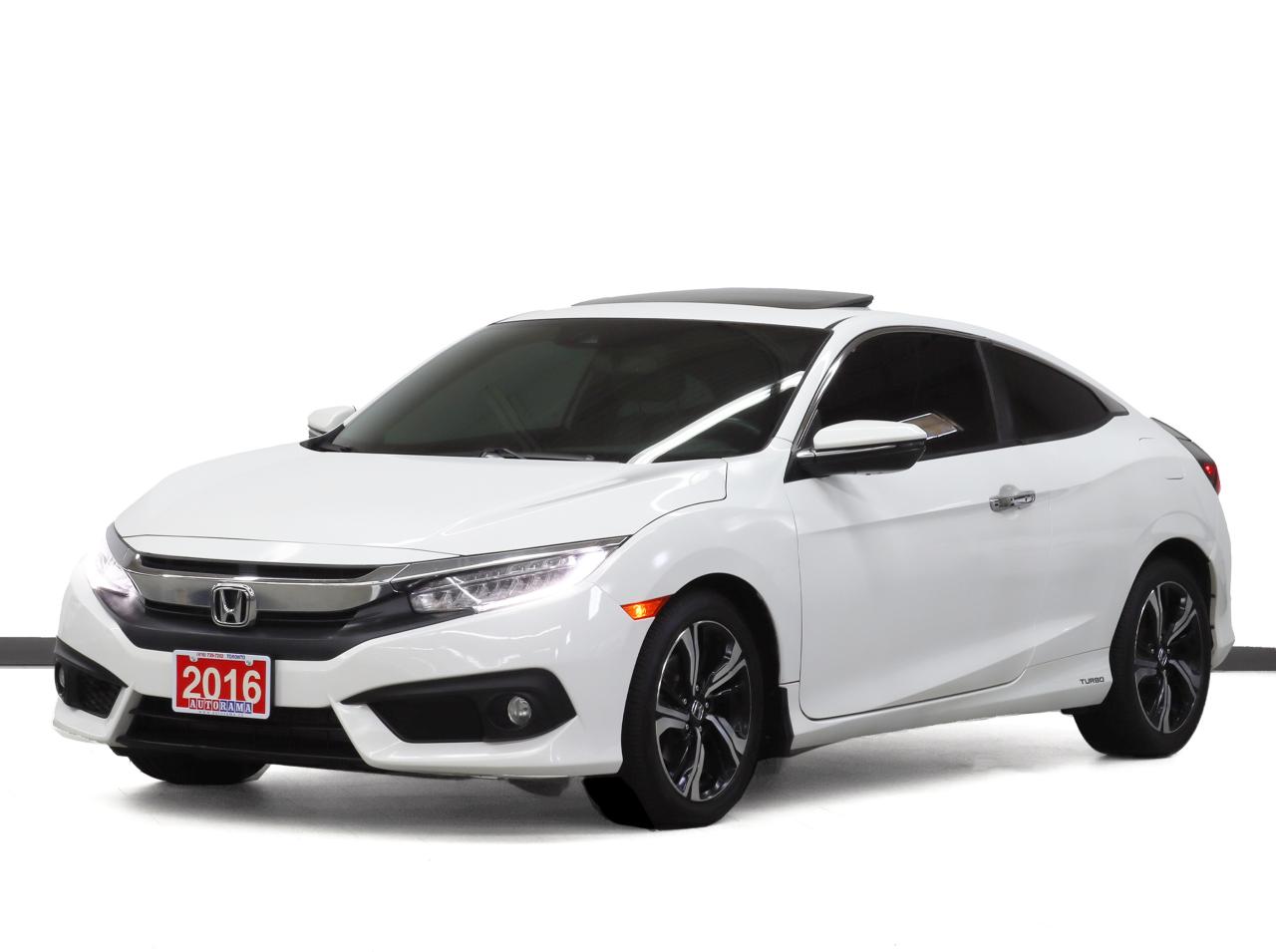 2016 Honda Civic COUPE TOURING | Nav | Leather | Sunroof | CarPlay