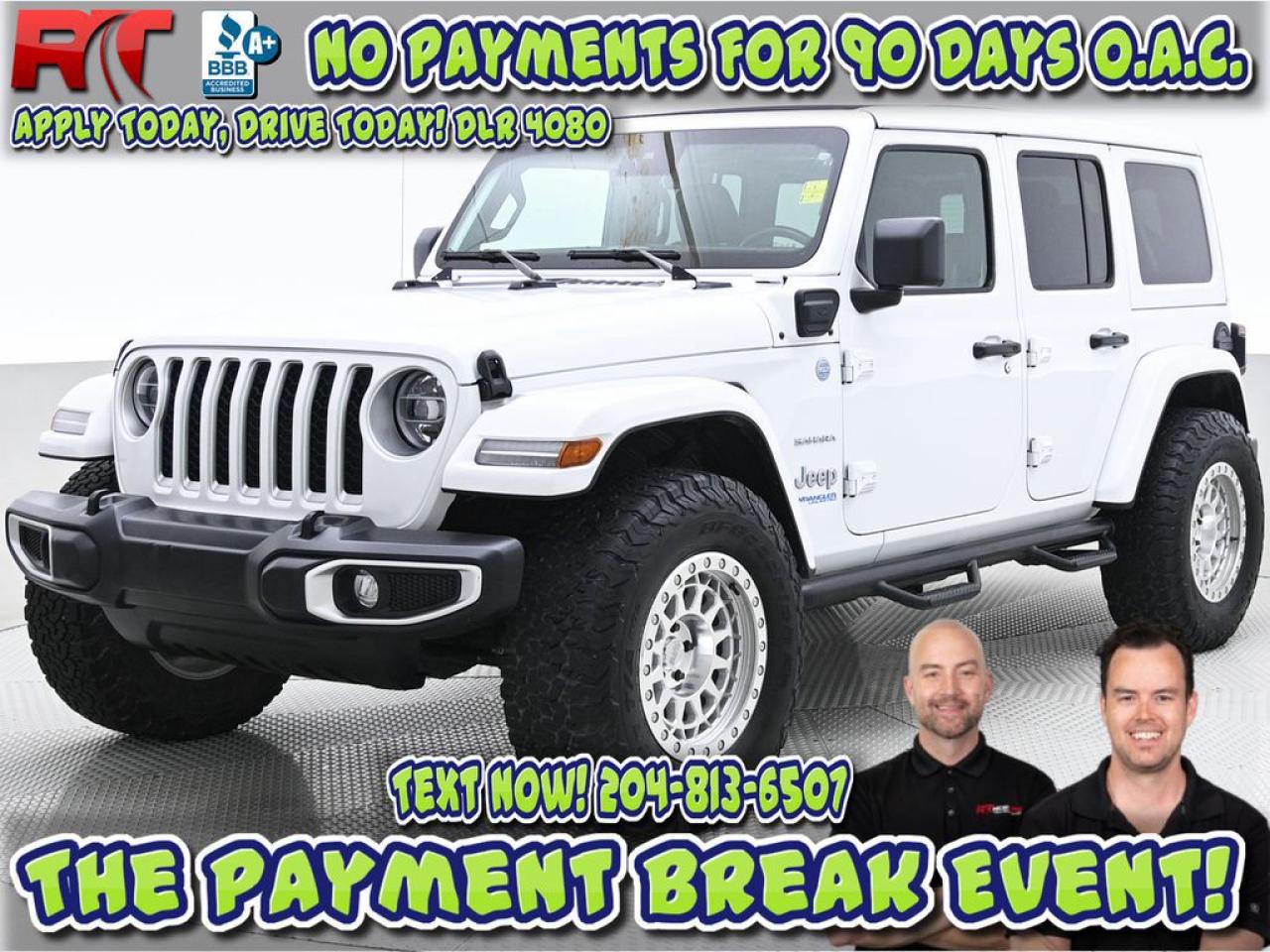 Used 2021 Jeep Wrangler 4xe Unlimited Sahara for sale in Winnipeg, MB