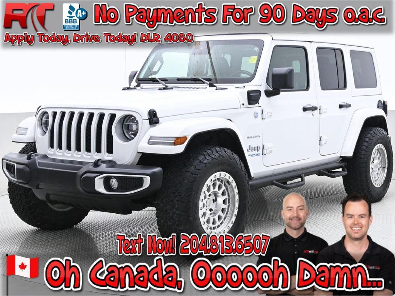Used 2021 Jeep Wrangler 4xe Unlimited Sahara for sale in Winnipeg, MB