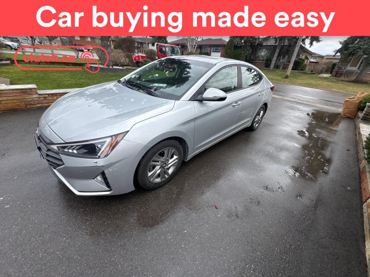 Used 2020 Hyundai Elantra Preferred w/ Sun & Safety Pkg w/ Apple CarPlay & Android Auto, Rearview Cam, Sunroof for sale in Toronto, ON