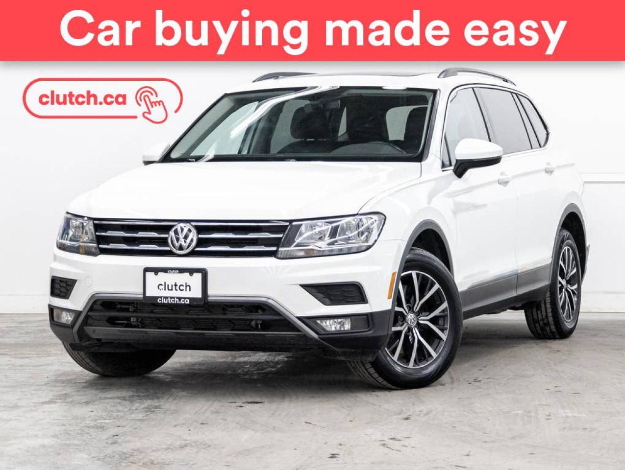 Used 2018 Volkswagen Tiguan Comfortline AWD w/ Navigation & Sunroof Pkg w/ Apple CarPlay & Android Auto, Rearview Cam, Nav for sale in Bedford, NS