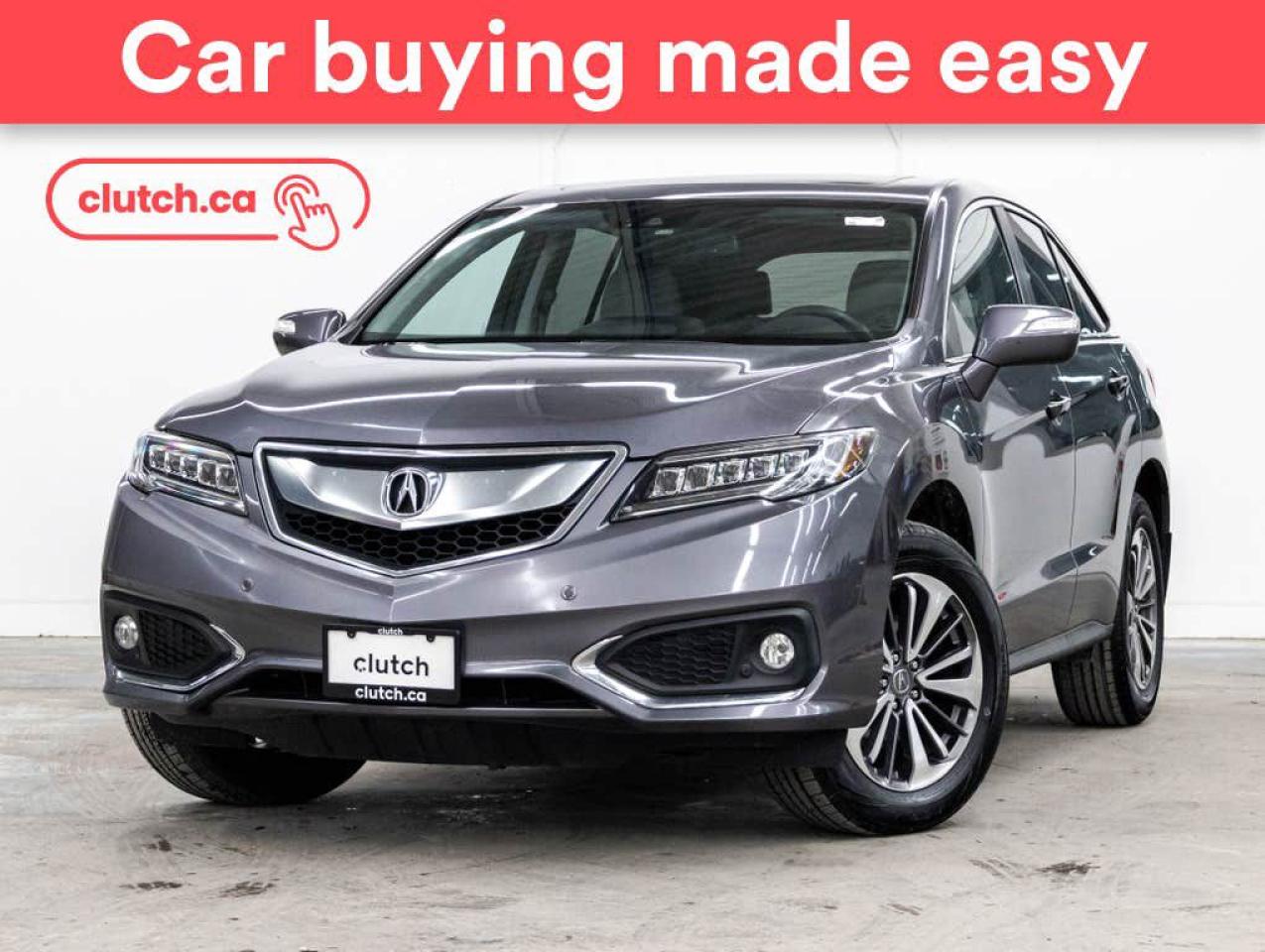 Used 2017 Acura RDX Elite AWD w/ Nav, Rearview Cam, Power Moonroof for sale in Toronto, ON