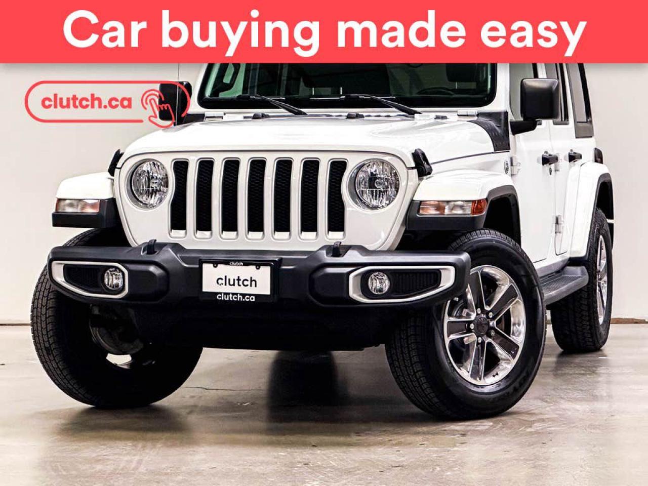 Used 2020 Jeep Wrangler Unlimited Sahara 4X4 w/ Apple CarPlay, Heated Front Seats, Rearview Cam for sale in Toronto, ON