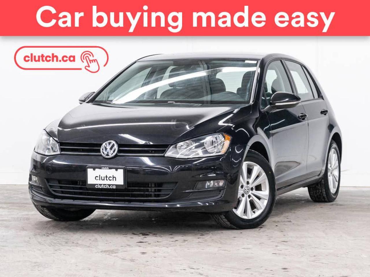 Used 2016 Volkswagen Golf Comfortline w/ Apple CarPlay & Android Auto, Rearview Cam, Dual Zone A/C for sale in Toronto, ON