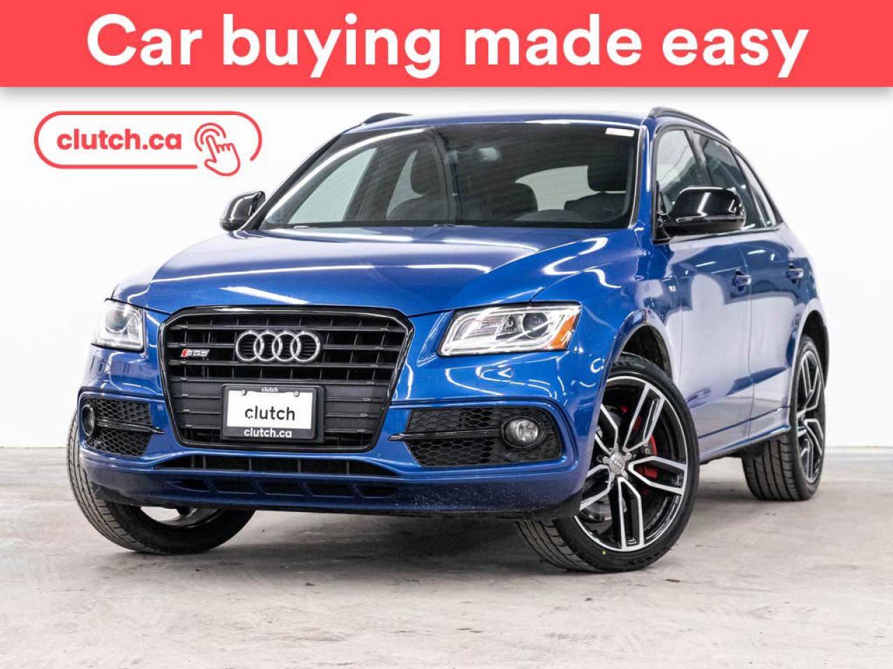 Used 2017 Audi SQ5 3.0T Dynamic Edition AWD w/Cruise Control, Bluetooth, Rearview Cam for sale in Toronto, ON