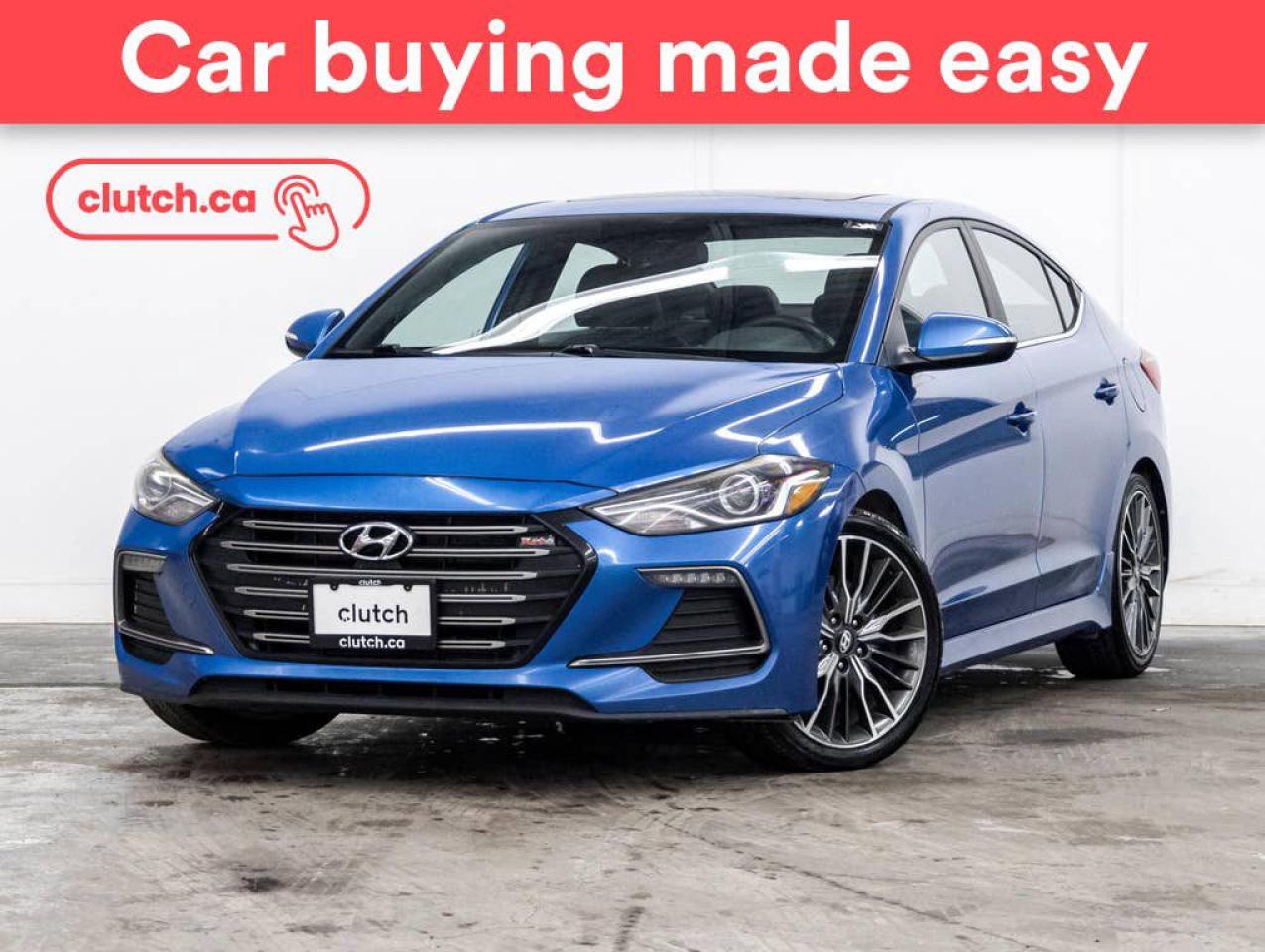 Used 2018 Hyundai Elantra Sport w/Apple Carplay & Android Auto, Heated Front Seats, Backup Cam for sale in Toronto, ON