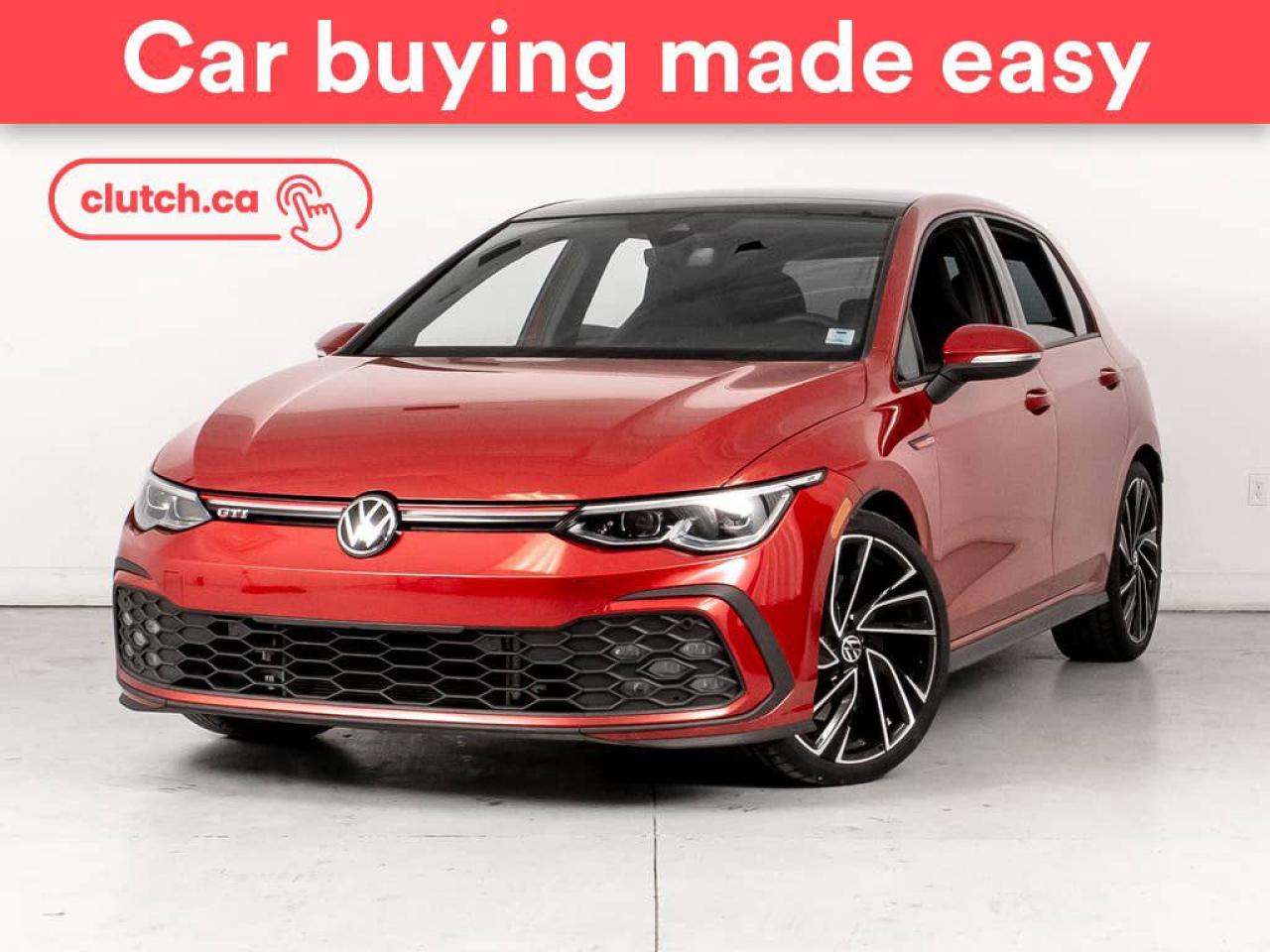 Used 2022 Volkswagen Golf GTI Autobahn w/ Sunroof, Nav, Rear view Cam for sale in Bedford, NS