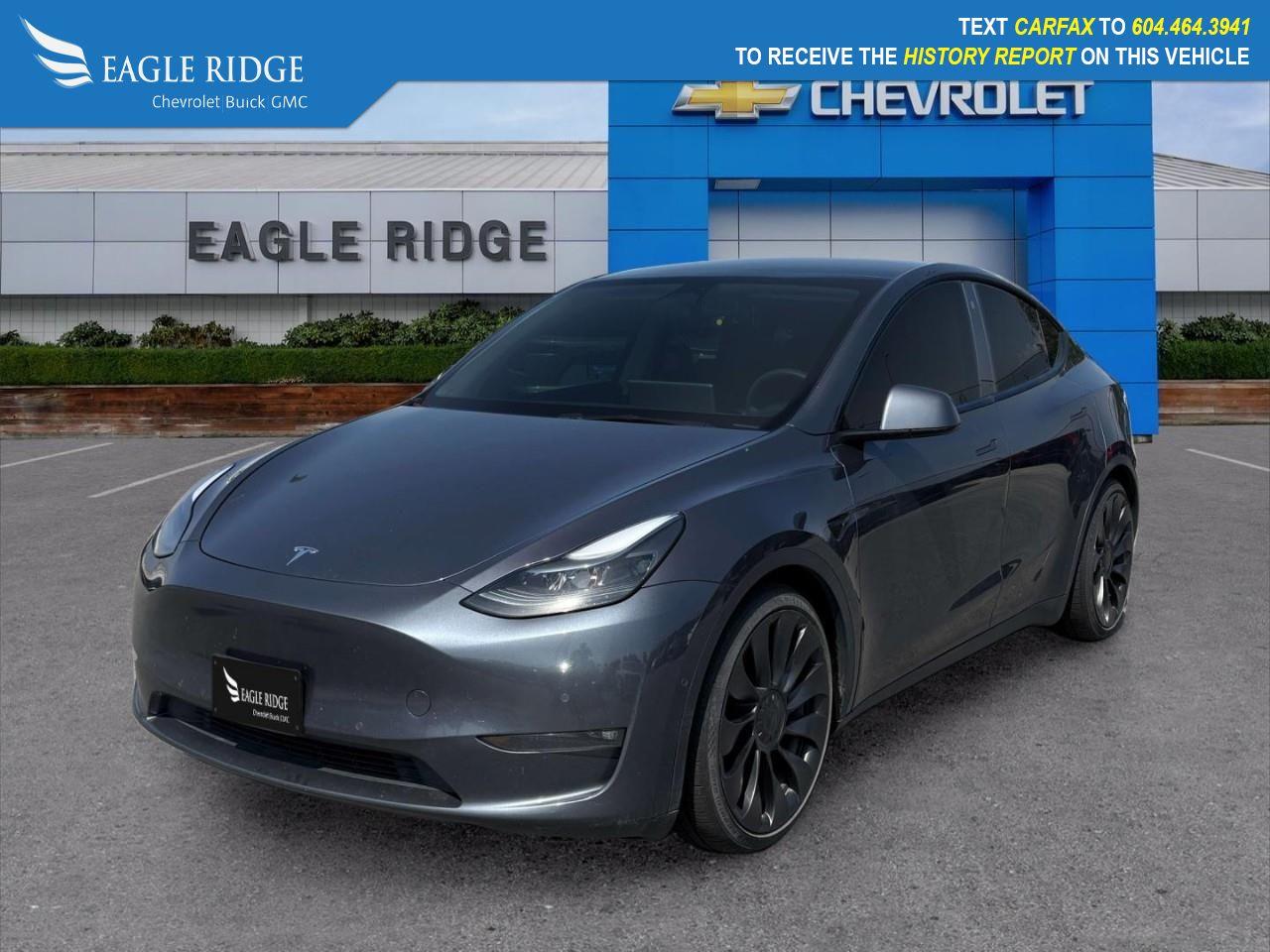 Used 2022 Tesla Model Y Performance Power windows, Premium Seat Trim, Rear reading lights, Remote keyless entry, Steering wheel memory, Steering wheel mounted A/C controls, Telescoping steering wheel, Trip computer for sale in Coquitlam, BC