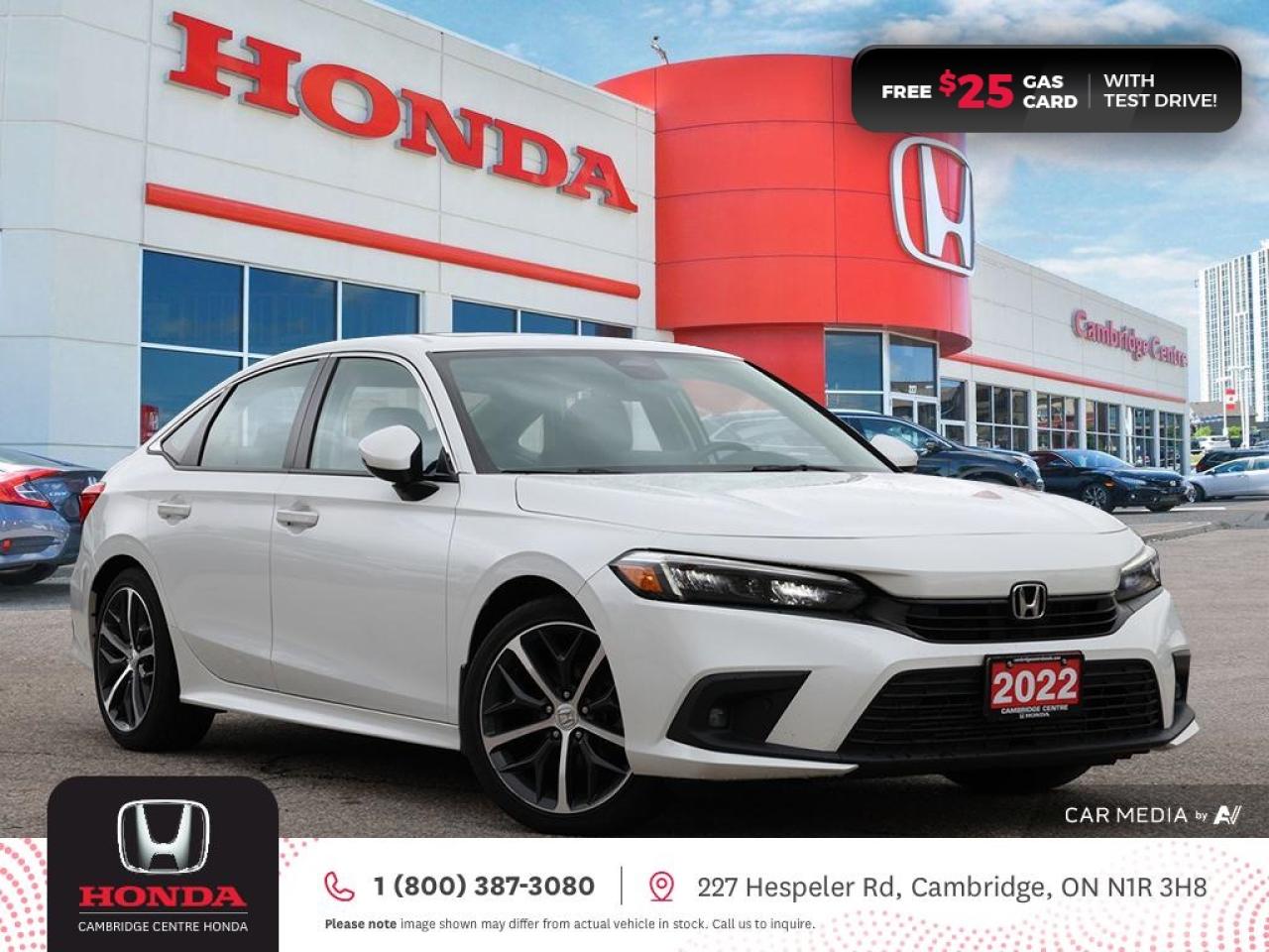 Used 2022 Honda Civic Touring REARVIEW CAMERA | GPS NAVIGATION | HONDA SENSING TECHNOLOGIES for sale in Cambridge, ON