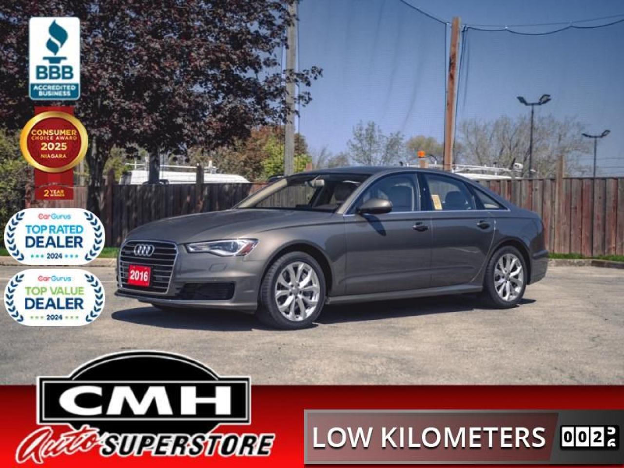 2016 Audi A6 3.0T Progressiv  **VERY LOW KMS - 1 OWNER**