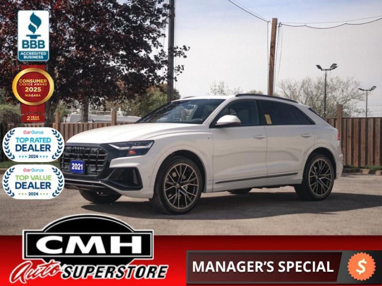 2021 Audi Q8 55 Progressiv S-Line  **PANO ROOF - 360 CAM**