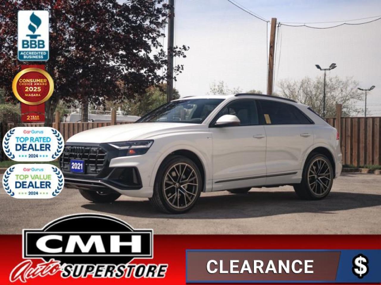 2021 Audi Q8 55 Progressiv S-Line  **PANO ROOF - 360 CAM**