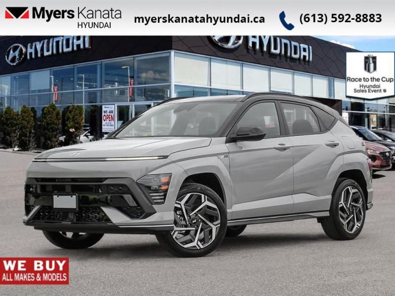New 2025 Hyundai KONA N Line AWD  - $133.67 /Wk for sale in Kanata, ON