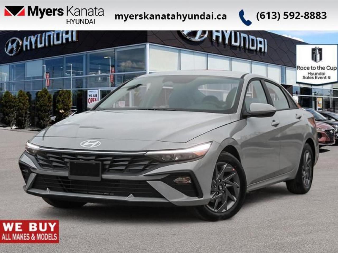 New 2025 Hyundai Elantra Preferred  - Remote Start - $98.61 /Wk for sale in Kanata, ON