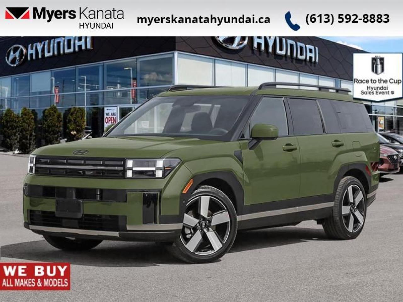 New 2025 Hyundai Santa Fe Luxury  - Cooled Seats -  Navigation - $181.32 /Wk for sale in Kanata, ON