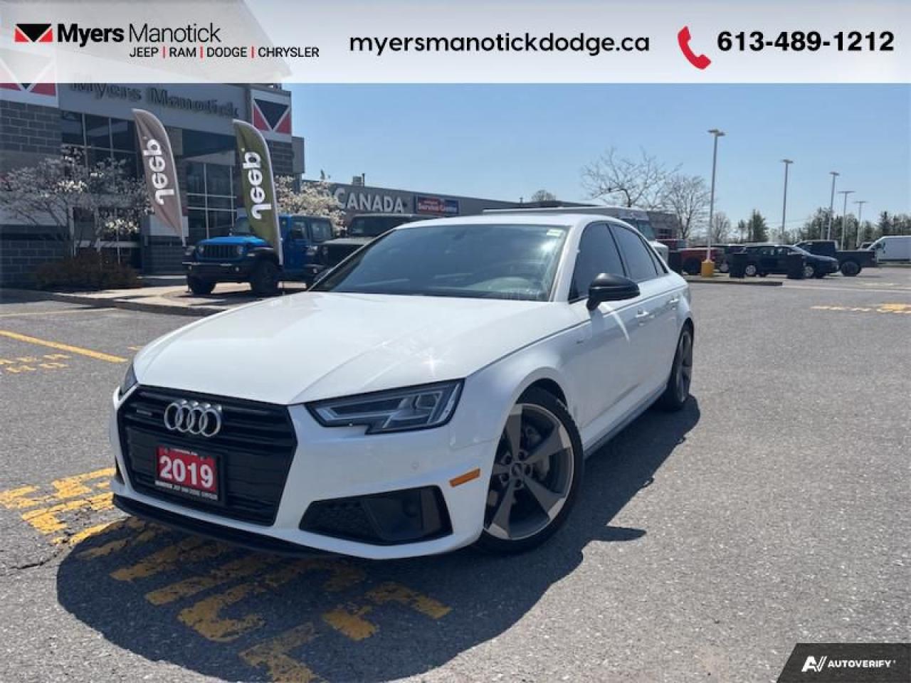 Used 2019 Audi A4 Sedan Progressiv 45 TFSI quattro for sale in Ottawa, ON