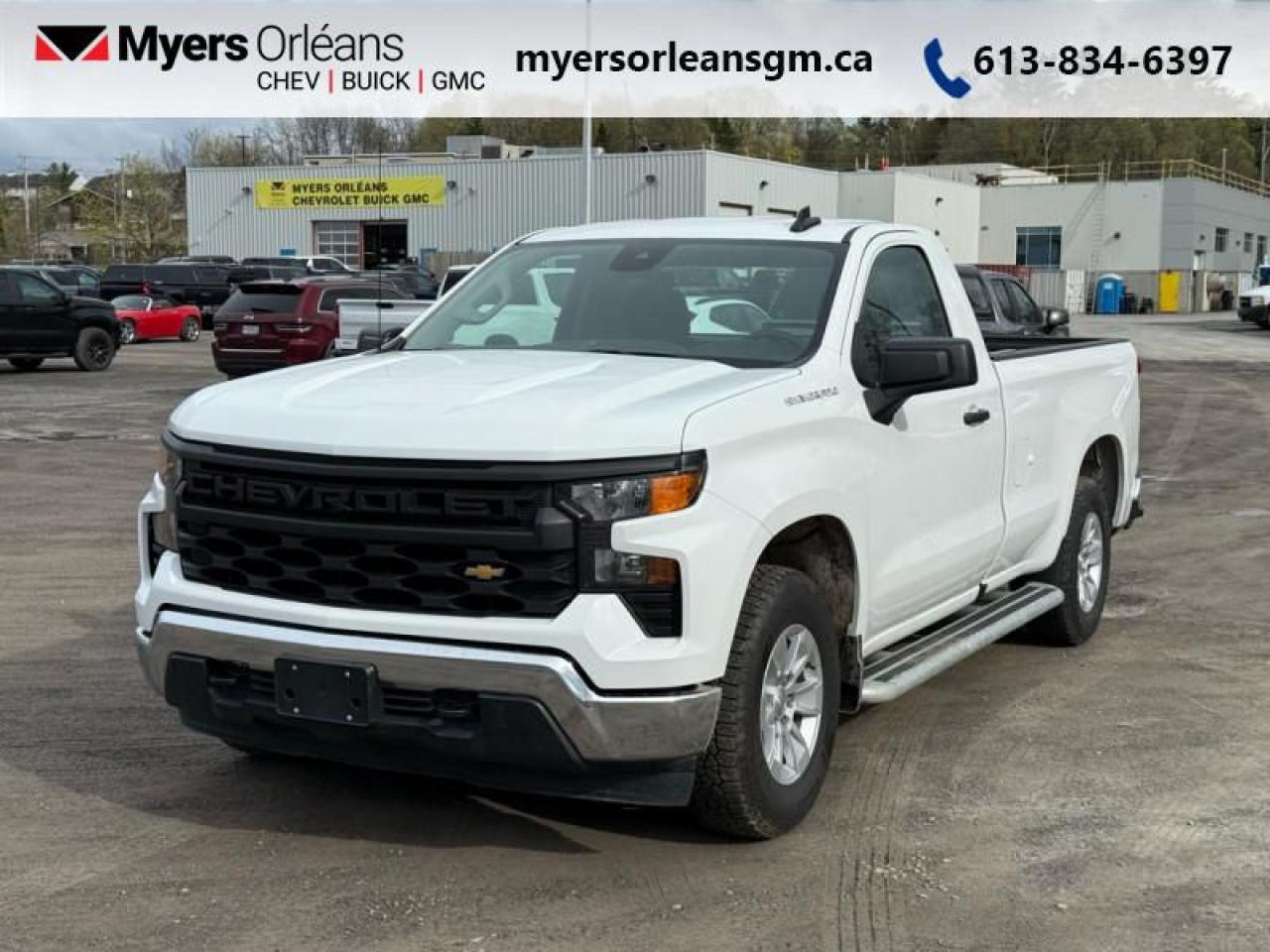 Used 2024 Chevrolet Silverado 1500 Work Truck  -  Android Auto for sale in Orleans, ON