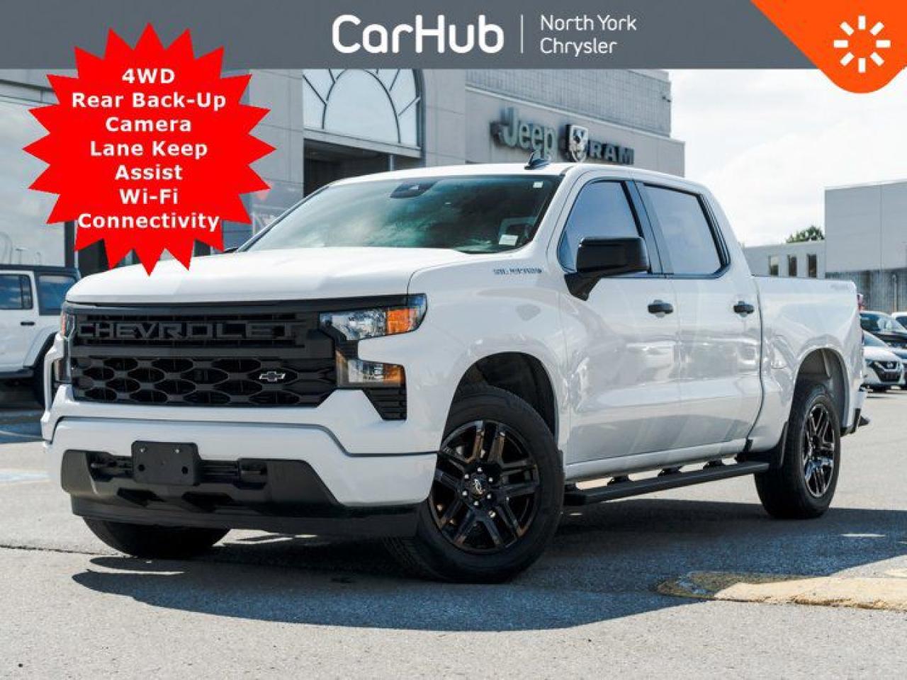 Used 2023 Chevrolet Silverado 1500 Custom 4WD 147'' Rear Back-Up Camera Lane Keep for sale in Thornhill, ON