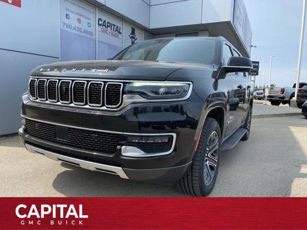 Used 2022 Jeep Wagoneer Series III * FRONT PASSENGER DISPLAY * WIRELESS CHARGER * NAVIGATION * for sale in Edmonton, AB