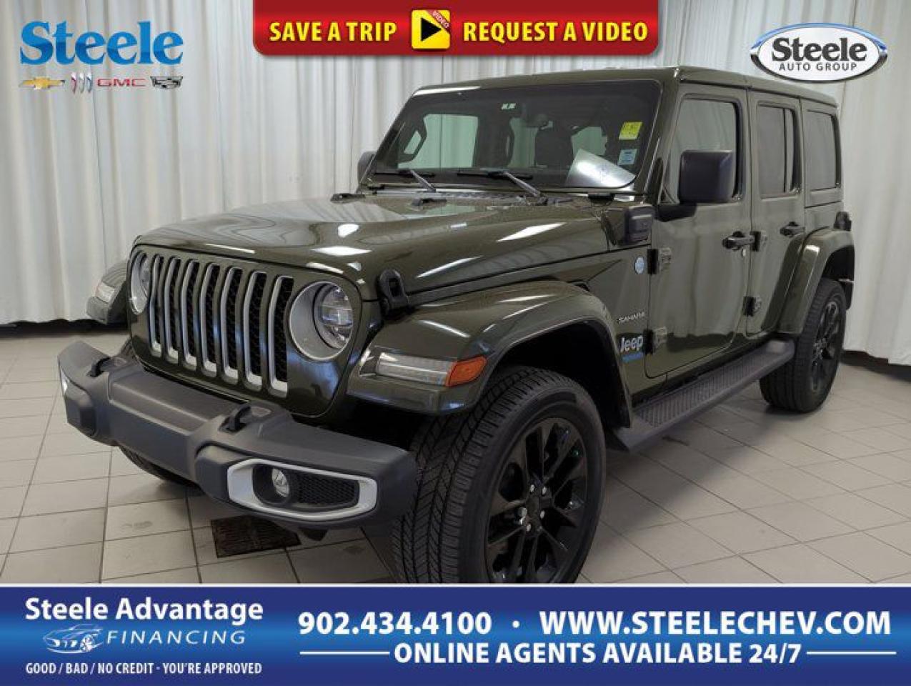 Used 2021 Jeep Wrangler 4xe Unlimited Sahara for sale in Dartmouth, NS