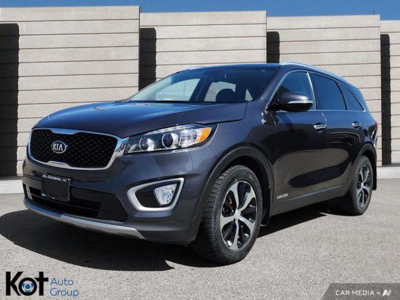 Used 2018 Kia Sorento EX V6 ! AWD, 7 Passenger, Tow Package, Heated Leather and a Panoramic Sunroof ! for sale in Kelowna, BC