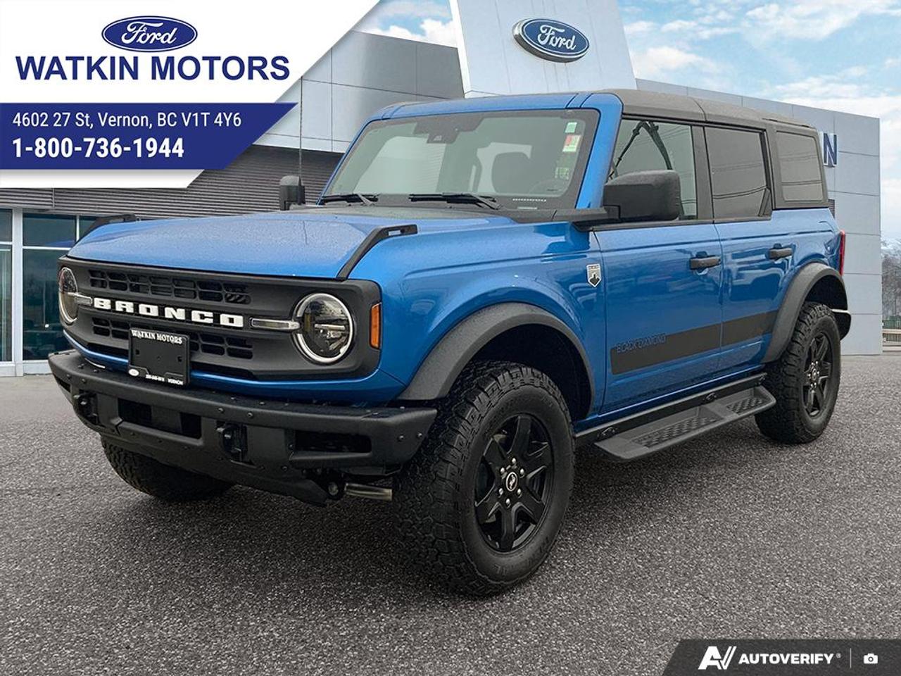 Velocity Blue Metallic 2025 Ford Bronco SUV / Crossover Four-Wheel Drive Automatic