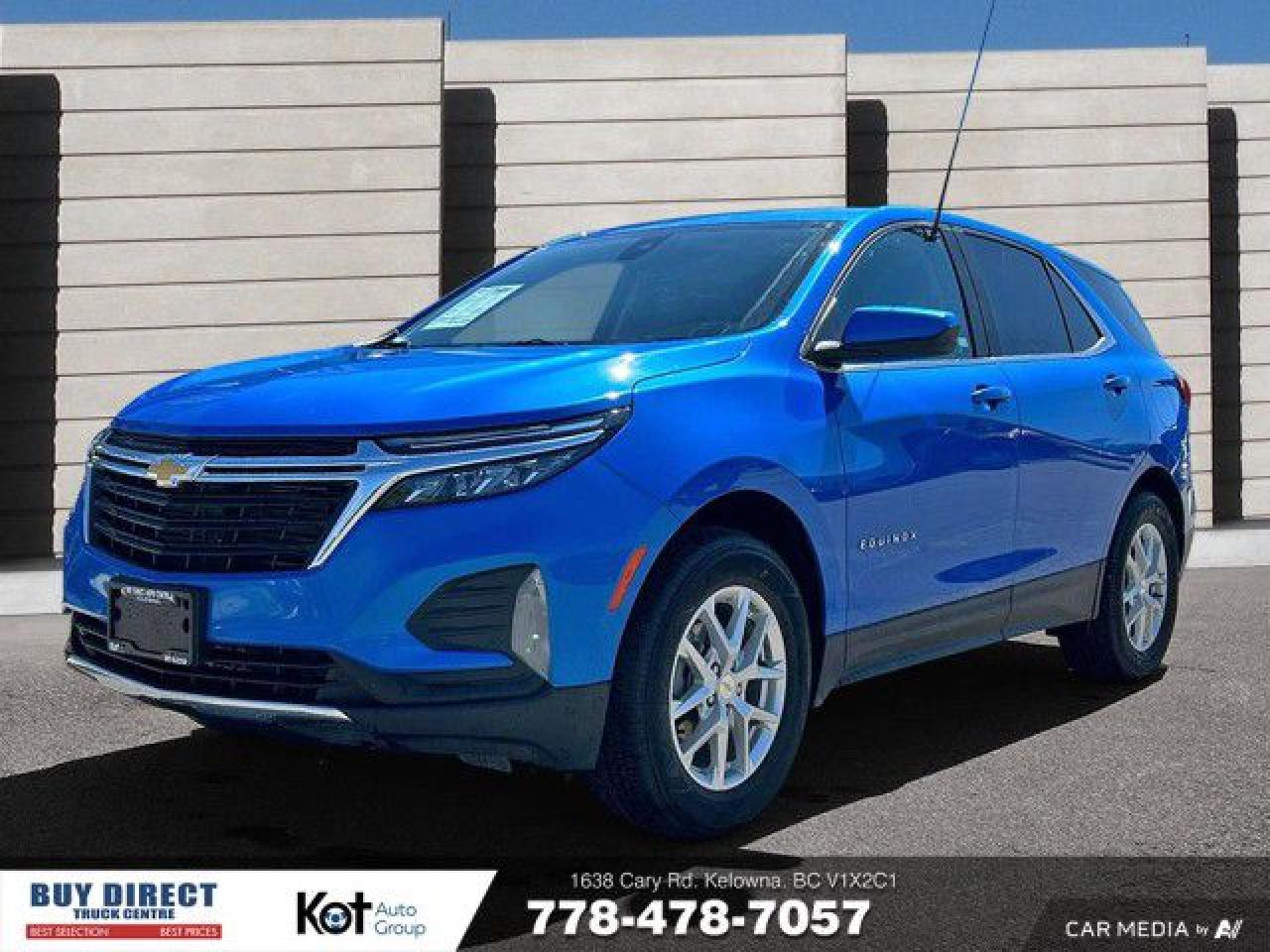 Used 2024 Chevrolet Equinox LT AUTO, KEYLESS ENTRY, BACK UP CAMERA, BLUETOOTH, WIFI HOT SPOT, APPLE CAR PLAY AND ANDORID AUTO, TOUCH SCREEN, PUSH START!!! for sale in Kelowna, BC
