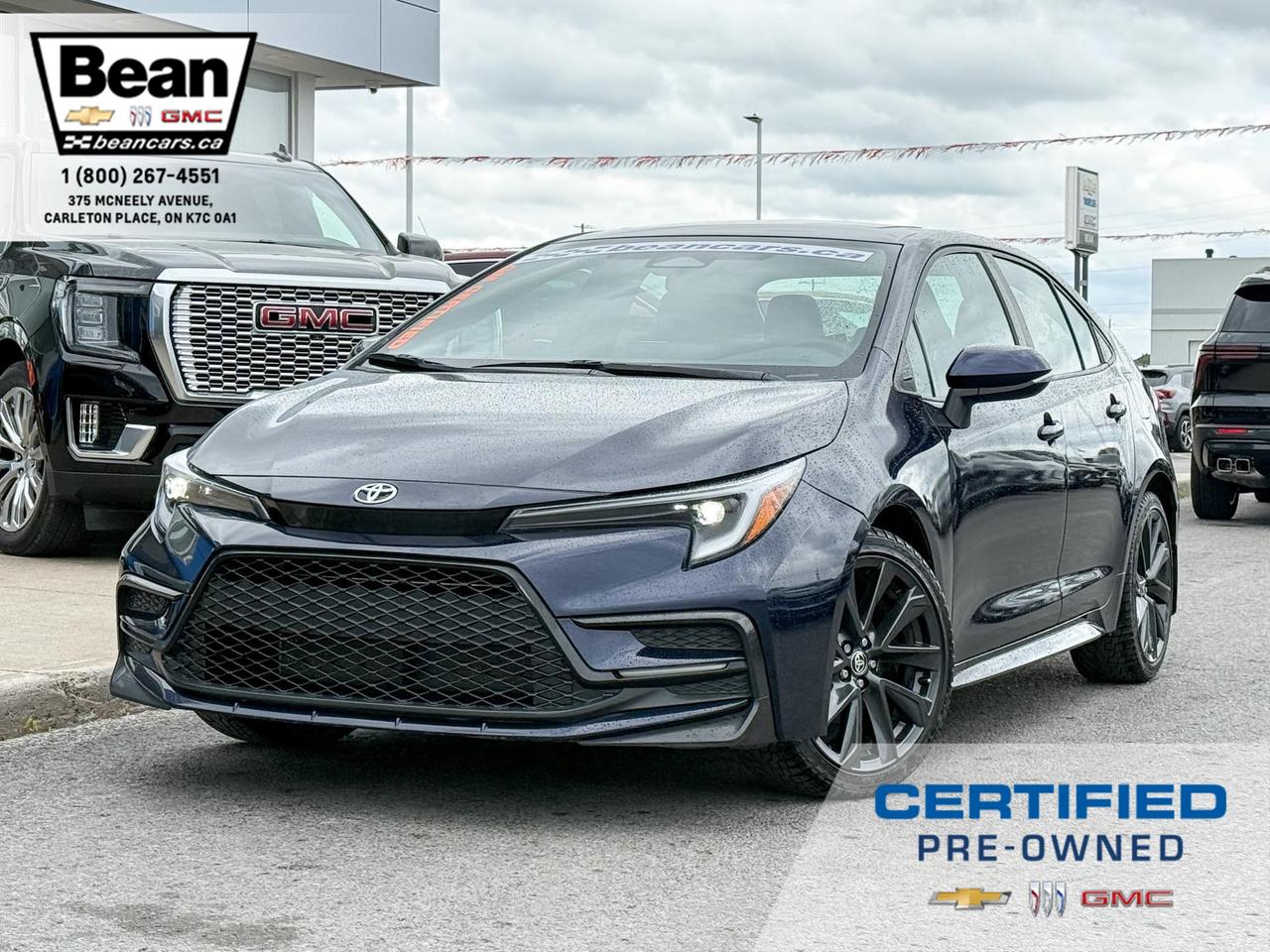 2023 Toyota Corolla 2.0L 4CYL, SE UPGRADE PACKAGE - 18" BLACK ALLOY RIMS, SUNROOF, HEATED LEATHER WRAPPED STEERING WHEEL Photo0